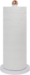 Blue Donuts Paper Towel Holder Countertop with Weighted Base - Easy One-Handed Tear Paper Towel Holder, Modern Paper Towel Holder, Paper Towel Dis...