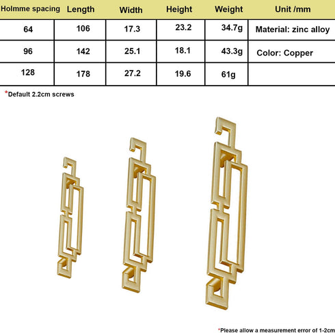 4PCS Chinese Style Cabinet Pull Handles, Drawer Pulls, Closet Handles, Hardware Handles for Furniture Dresser Drawer with Screws (128mm Hole spaci...
