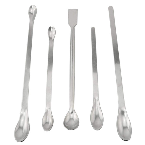 Reagent Spoon 5PCS 304 Stainless Steel Micro Scoop Lab Sampling Spoon Lab Spatulas Scoop...