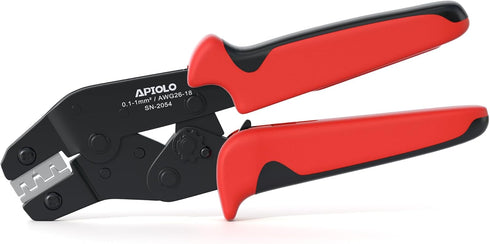 Dupont Crimping Tool, Dupont Connector Tool Wire Crimp Tool AWG 28-18 (0.1-1mm²) for JST Terminal Connector, XH 2.54mm, C3-R 2.54mm, Dupont 2.54/3...