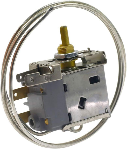 2Pcs Universal Fridge Freezer Refrigerator Thermostat WPF24-L Temperature Control 250V/5(4) A 125V/8(6) A - (Type: 2Pin/Fixed in The Middle)......