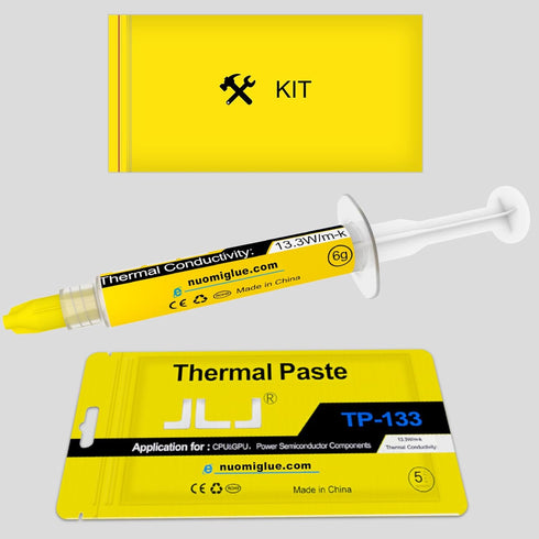 JLJ Thermal Paste, 6g CPU Paste Thermal Compound Paste Heatsink for IC/Processor/CPU/All Coolers, Carbon Based High Performance, Thermal Interface...