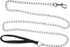 Heavy Duty Dog Leash 6ft Metal Pet Lead with Stainless Steel Links for Medium Large Dog (Black)...