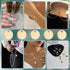 PH PandaHall 50 Pcs 304 Stainless Steel Flat Round Blank Stamping Tag Pendants Charms for Bracelet Necklace Jewelry DIY Crafts Making, Gloden...