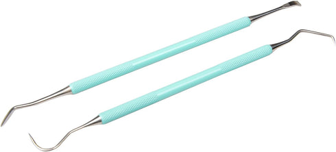 MUZOCT 4Pcs Vinyl Weeding Tool Kits, Stainless Steel Weeder,Hook,Pick,Tweezers Crafting Set Packed with Case...