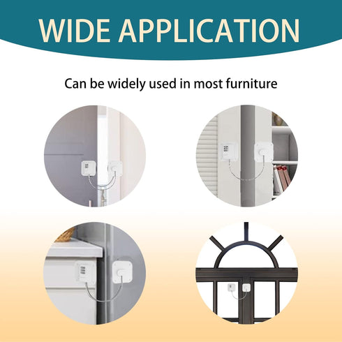 Refrigerator Lock for Adults Heavy Duty Fridge and Freezer Lock Combination for Cabinets Drawers Child Safety Lock No Keys Needed Strong Adhesive ...