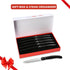 Knife Set, Steak Knives Set of 6, 6 Pcs Steak Knife Set Dishwasher Safe Knife Set, New Laguiole Premium serrated knife set, knives Set for Kitchen...