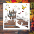 9PCS Halloween Stencils for Painting on Wood Wall Creative Patterns DIY Halloween Drawing Template Pumpkin Bat Decoration Crafts Stencils Perfect ...