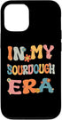 iPhone 13 Pro In My Sourdough Era Retro Groovy Sourdough Cute Bread Baking Case...