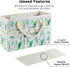 Craft Organizer Tote Bag Art Storage Caddy with Multiple Pockets Storage Containers for Art,Craft,and Office Supplies Storage Jasmine Flower...