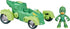 PJ Masks Gekko Deluxe Vehicle Preschool Toy, Gekko-Mobile Car with 2 Wheel Modes and Gekko Action Figure for Kids Ages 3 and Up...