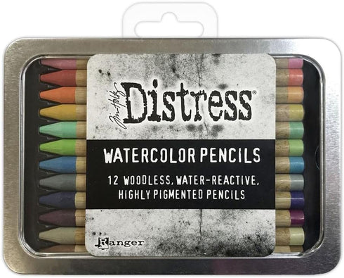 Ranger Industries Tim Holtz Distress Watercolour Pencils Kit 2 (12 Pack)...