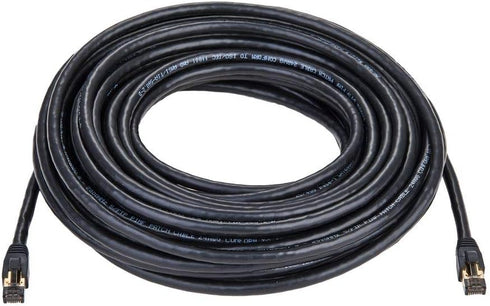 Cables Direct Online Cat8 Black 2FT SFTP Ethernet Patch Cable 40Gbps 2000Mhz Connection 26AWG Shielded Copper RJ45 Connectors for Modems, Routers,...