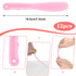 12 Pcs Facial Spatula,Cosmetic Spatula Jelly Mask Spatula Skincare Spatula Plastic Face Mask Spatula Pink Makeup Spatula Small Disposable Spatulas...