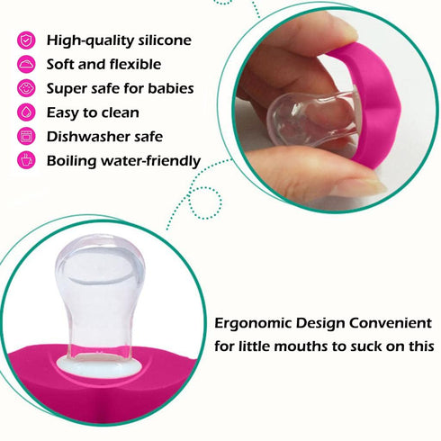 Baby Funny Pacifiers | Baby Pacifiers for Boys and Girls | Cute Pacifiers | Soft Silicone Pacifiers | BPA-Free-3 Pieces (Funny Pacifiers-4pcs)...