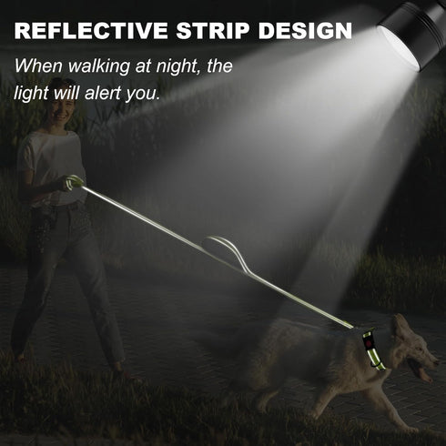 Dog Leashes for Medium & Large Dogs Walking, Reinforced Thick Nylon Pet Leash with Reflective Finish and Soft Hand-held Grip, 5FT, Bright Green, L...