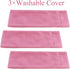 Perineal Cooling Pad, Postpartum Cold Packs Gel Bead Ice Pack Cold Therapy for Women After Pregnancy and Delivery, 2 Ice Pack and 3 Cover (Pink Ge...