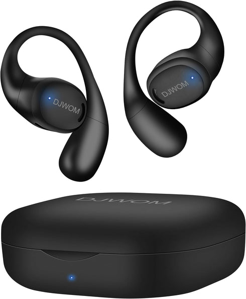 2024 Upgrade Bluetooth 5.4 Headphones Bass Stereo Wireless Earbuds Open Ear Headphones with ENC Mic IPX7 Waterproof Bluetooth Earbuds Over Ear Bud...