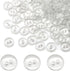 1000 Pieces Resin Buttons 2 Holes Sewing Flatback Button Round Craft Buttons for Sewing, Scrapbooking, DIY Project Sewing Buttons (11.4mm)...