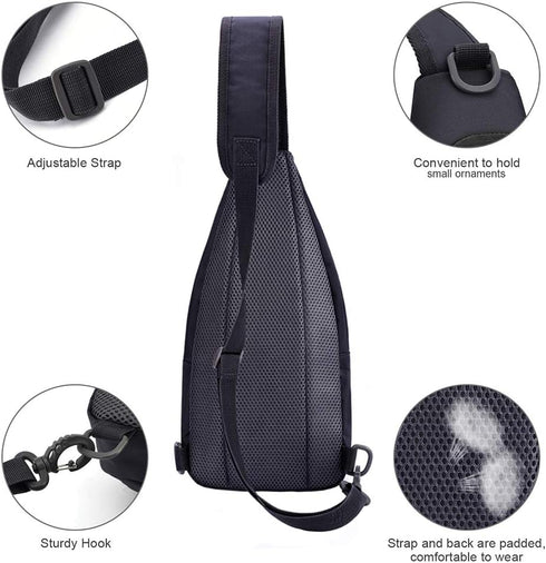 Y&R Direct 14 Colors Lightweight Sling Backpack Sling Bag Travel Hiking Small Backpack for Women Men Gifts...