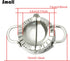Stainless Steel Dumpling Maker, Pie Gyoza Empanada Press Mold, Ravioli Dumpling Mould Pastry Tools, 1 Set, Small+Big...