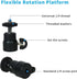 Lightweight Mini Tripod for Camera/Phone/Webcam, Extendable Stand, for Logitech Webcam C615 C920 C922 C922x C925e C930 C930e or Other Devices with...