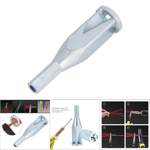 Wire Stripper, Wire Twisting Tool Cable Connector Wire Stripper Electric Wire Quick Connector Drill Bit for Electricians, Lab Coolers ( 15x15cm)...