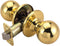 Design House 782912 Ball Passage Hall and Closet Door Knob, Polished Brass...