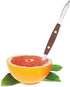 HIC Kitchen Squirt Free Serrated Twin-Blade Grapefruit Sectioning Knife, Stainless Steel Blades, Set of 2...
