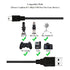 Replacement USB Charger Charging Cable Power Cord for OneTouch Verio IQ Blood Glucose Monitoring System Meter - Black (Not Compatible with OneTouc...