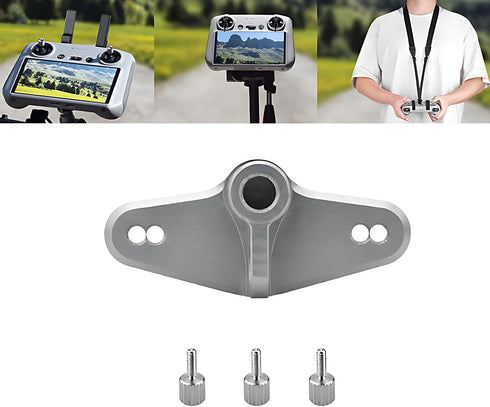 RC2 Bike Mount Adapter for DJI Air 3/Mini 4 Pro/DJI Mini 3/Mini 3 Pro RC with Screen Remote 1/4 Screw Port Tripod Mount Neck Lanyard Adapter Bike ...