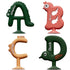 Baby Teething Toy Set - Silicone Teethers for Soothing Relief of Sore Gums, Heat Resistant up to 200°C, Includes Alphabet & Animal Shapes for Babi...