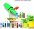 Automatic Plant Watering Device, Self Watering Spike Vacation Plants Drip Irrigation System 12 Pieces, with Anti-tilt Bracket Slow Release Control...