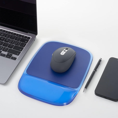 Staples 811891 Gel Mouse Pad/Wrist Rest Combo Blue Crystal (18259)...