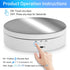 Foleto Rotating Display Stand, 360 Degree Motorized Turntable Display Stand for Photography Products and Shows, with USB Power Cable, Max Load 6.6...
