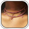 Rhinestone Butterfly Choker Necklaces Pink Sparkly Crystal Pendant Necklace Party Prom Necklace Jewelry for Women...