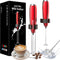 Milk Frother Handheld, Kitchen Powerful Electric Foam Maker with Stand, Battery Powered Foamer Blender Drink Mixer for Coffee Latte Cappuccino Hot...