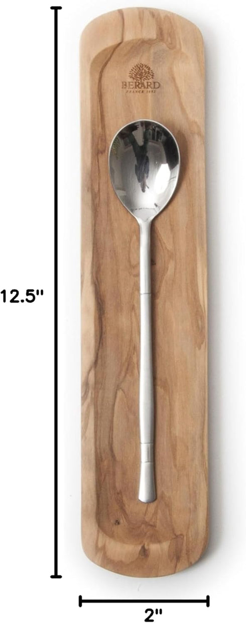 Berard Olive Wood Handcrafted Spoon Rest...