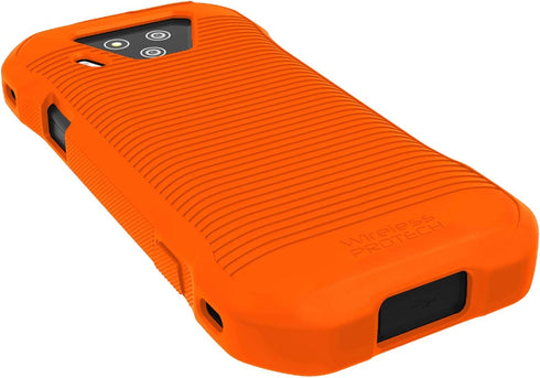 Case Compatible with Kyocera DuraForce Ultra 5G Phone Model E7110 (Verizon), Durable Slim Flexible Cover Case with Drop Protection (Orange)...