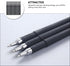 VILLCASE Black Gel Pens, 20pcs Fine Point Black Ink Pens Bulk, Stick Gel Ink Pens, Smooth Writing Pens 0.5mm Black Ballpoint Pens for School Offic...