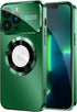 Magnetic for iPhone 13 Pro Max Case, Compatible with MagSafe, Built-in Camera Lens Protector, Logo View, Military Grade Drop Proof Phone Case Cove...
