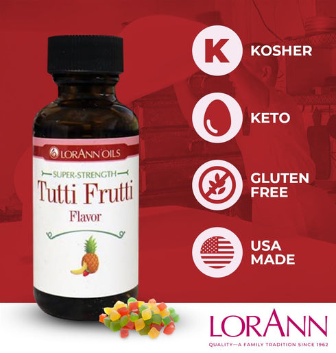 LorAnn Oils Super Strength Flavoring - Used For Candy Making, Flavoring Extracts, Baking, Hard Candy, and Flavor Oils - Bold, Natural Flavors 4X S...