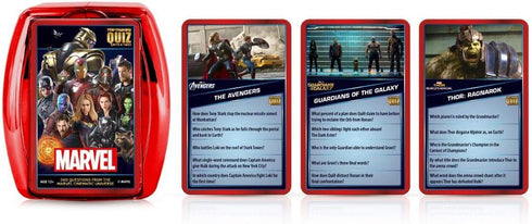 Top Trumps Marvel Cinematic Universe Quiz Game, 500 questions to test your knowledge on Guardians of The Galaxy, Avengers, S.H.I.E.L.D, Wakanda an...