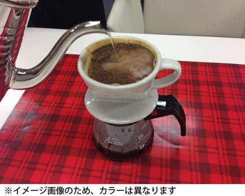 Kalita #01005 Kalita Ceramic Coffee Dripper, For 1-2 People, Black...