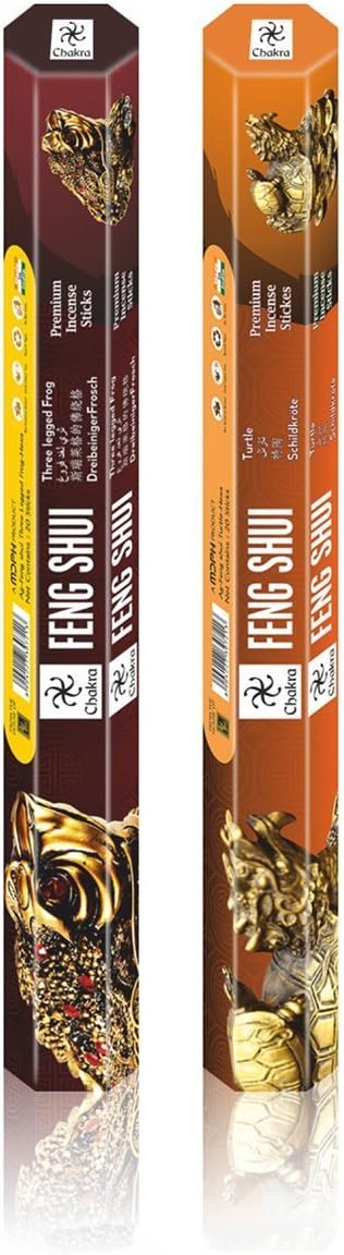 Fengshui Premium Natural Incense Sticks 20 Sticks Per Box for Home or Workplace Alluring Aroma Sticks (Fengshui) Crystal Pyramid, Laughing Buddha,...