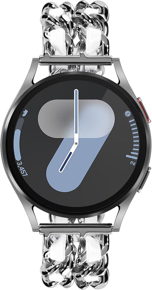 Surace Compatible for Samsung Galaxy Watch 7 Band, Women Bracelet for Galaxy Watch 7/FE/6/5/4 40mm 44mm, Galaxy Watch 6 Classic 43mm 47mm Galaxy W...