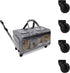GJEASE Cat Rolling Carrier Wheels,Double-Compartment Pet Rolling Carrier Wheels,No Tools, Quick to Install, Quick to Remove....