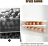 Automatic Rolling Dispenser for Refrigerator,12-Count Double Layer Rolling Egg Holder,Space Saving Eggs Organizer Tray for Refrigerator Countertop...