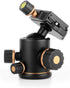 Pergear TH3 Pro DSLR Camera Tripod Ball Head, 8KG/17.6lbs Loading Capacity, 360 Degree Swivel, Metal Build Quality, Fine Tuning Damping, U-Shaped ...