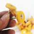 Luo ke 20 Pcs Little Buffing Wheel, 1/8 Inch Cloth Polishing Wheel for Rotary Tools includes Dremel (Yellow)...